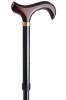 Maple Handled Derby Folding Walking Cane with Check Pouch