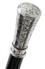 Classic Silver Plated Milord Collectors Cane by Pasotti