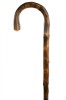 Natural Chestnut 'Congo' Crook Walking Stick