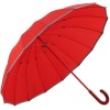 Sedici Fibreglass 16 Rib Umbrella - Red