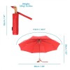 The Original Duckhead Folding Umbrella - Saffron Brush