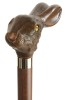 Hare's Brown Head Collectors Cane