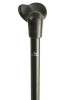 Atlas Extra Strong Fischer Black Adjustable Walking Cane - Left hand