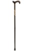 Spiral Beech Derby Walking Stick with Scorched Shadow