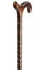 Exclusive Bamboo Carved Arts & Crafts Beech Derby Walking Stick