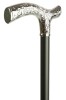 Decorated Chrome Crutch Handle Extending Cane