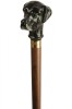 Black Labrador Retriever Collector Cane - Dog Head Walking Stick