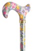 Tea Party Adjustable Walking Stick - Lavender Floral