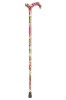Tea Party Adjustable Walking Stick - Red Grapes