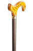 Height-adjustable Gents Derby Walking Stick - Matt Brown