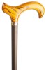 Height-adjustable Gents Derby Walking Stick - Matt Brown