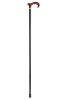 Acrylic Derby Moderne Walking Stick - Garnet Marbled