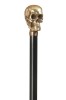 Gold Resin Skull Dress Cane