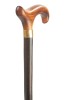 Country Derby Walking Stick with Blackthorn Shaft