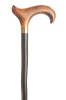 Country Derby Walking Stick with Blackthorn Shaft