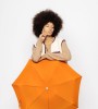 Orange Folding Compact Umbrella by Anatole of Paris – AUGUSTE