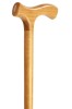Beech Economy Crutch Handled Walking Stick
