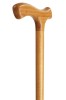 Beech Economy Crutch Handled Walking Stick