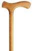 Beech Economy Crutch Handled Walking Stick