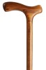 Ladies Flame Scorched Crutch Handled Walking Stick