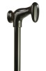 Extra Strong & Long Black Crutch Walking Stick