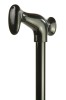 Extra Strong & Long Black Crutch Walking Stick