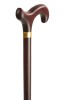 Mahogany Derby Cane with Collar