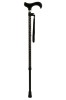 Engraved Adjustable Derby Walking Stick - Black