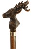 Stag's Head Moulded Top Collectors Cane