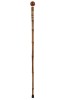 Rosewood Ball Handled Walking Cane with Bamboo Shaft