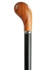 Rosewood Pistol Grip Collectors Cane