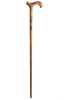 Derby Walking Stick with Spiral Carved Shaft