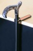 Black Cane Holder with Reflective Strip