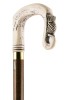 Collectors Walking Stick with Moulded Shepherds Crook Style Handle & Thistle Detail