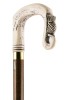 Collectors Walking Stick with Moulded Shepherds Crook Style Handle & Thistle Detail
