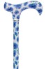 British Wildflowers Derby Adjustable Walking Stick - Cornflowers