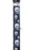 Folding Contemporary Chic Derby Cane - Skulls