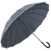 Sedici Fibreglass 16 Rib Umbrella - Slate Blue