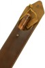 Brazos Leather Exotic Wood Hickory Handmade Hiking Stick with Leather Case