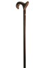 Exotic Parquetry Derby Walking Stick in Ebony, Maple and Padouk Wood