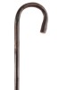 Ladies Chestnut Walking Stick with Edelweiss Motif