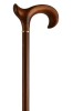 Beech Scorched Fashioned Derby Walking Stick - Right