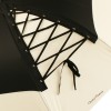 Chantal Thomass Bodice Umbrella - Ivory & Black