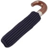 Fulton Chelsea Automatic Folding Umbrella - City Stripe Navy/Cloud