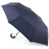 Fulton Chelsea Automatic Folding Umbrella - City Stripe Navy/Cloud