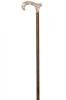 Acrylic Derby Moderne Walking Stick - Golden Beige Marbled