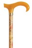 Petite Adjustable Derby Walking Stick - Autumn Leaves