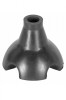 Black Quadpod Rubber Ferrule - 19mm diameter