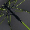 Performance Windfighter Auto Open Walking Length Umbrella - Black & Lime