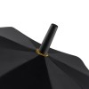 Automatic Opening Walking Length Two-Tone Umbrella - Black & Gold